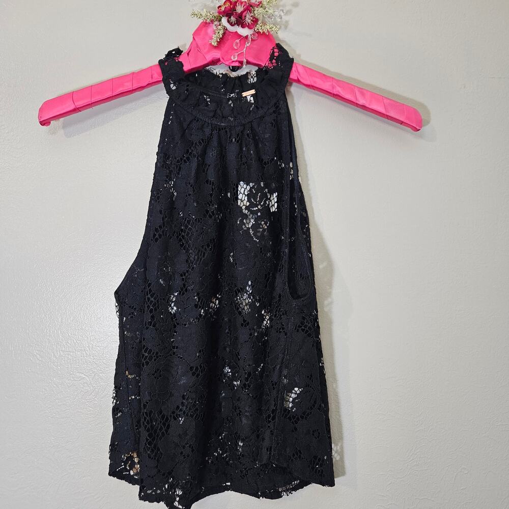 Free People "Sweet Meadow Dreams" Whimsygoth Lace Blouse - XS